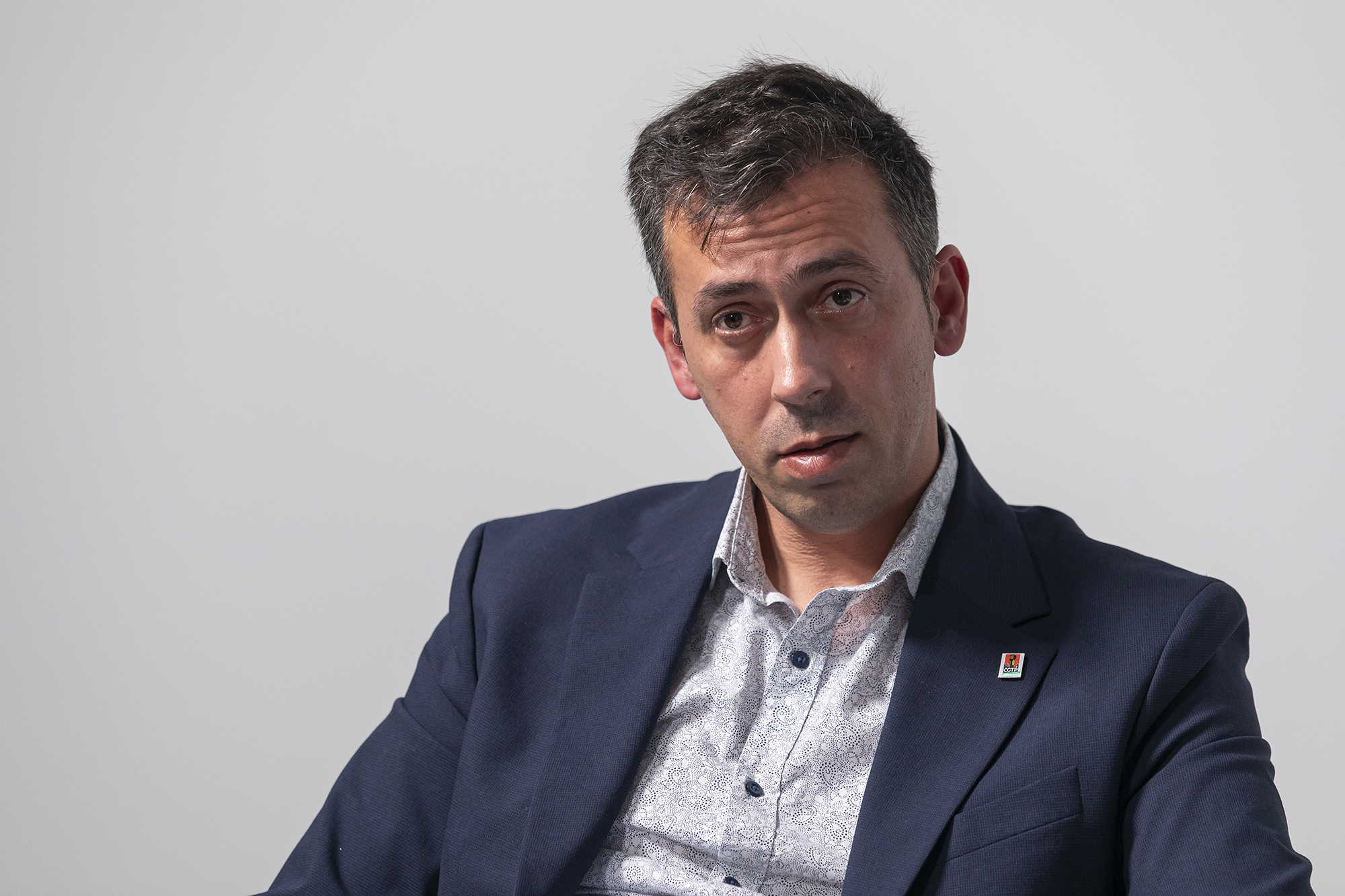 Tiago Oliveira, secretário-geral da CGTP, em entrevista ao ECO - 29FEV24