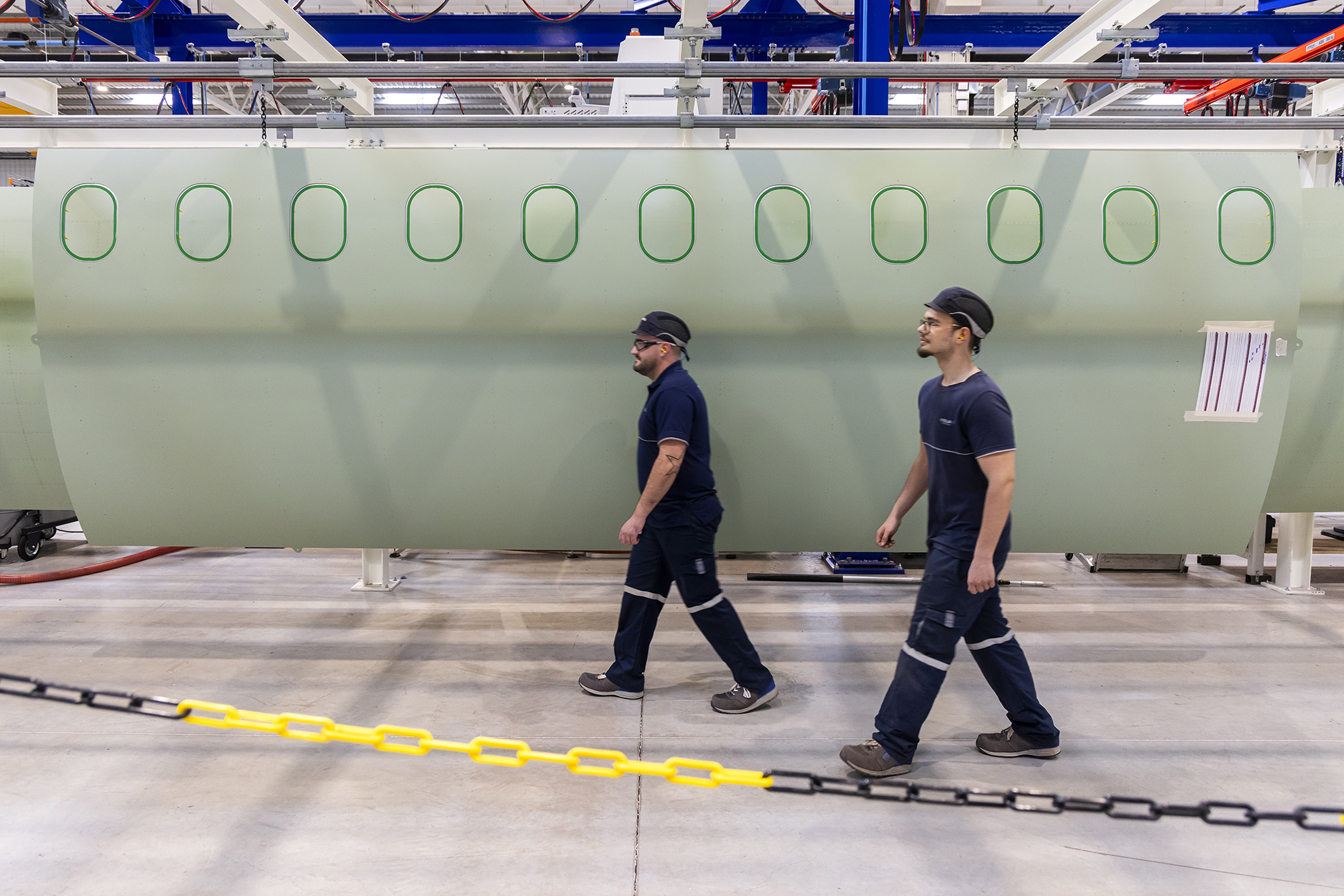 Reportagem na fábrica da Airbus Atlantic em Santo Tirso - 20MAR24