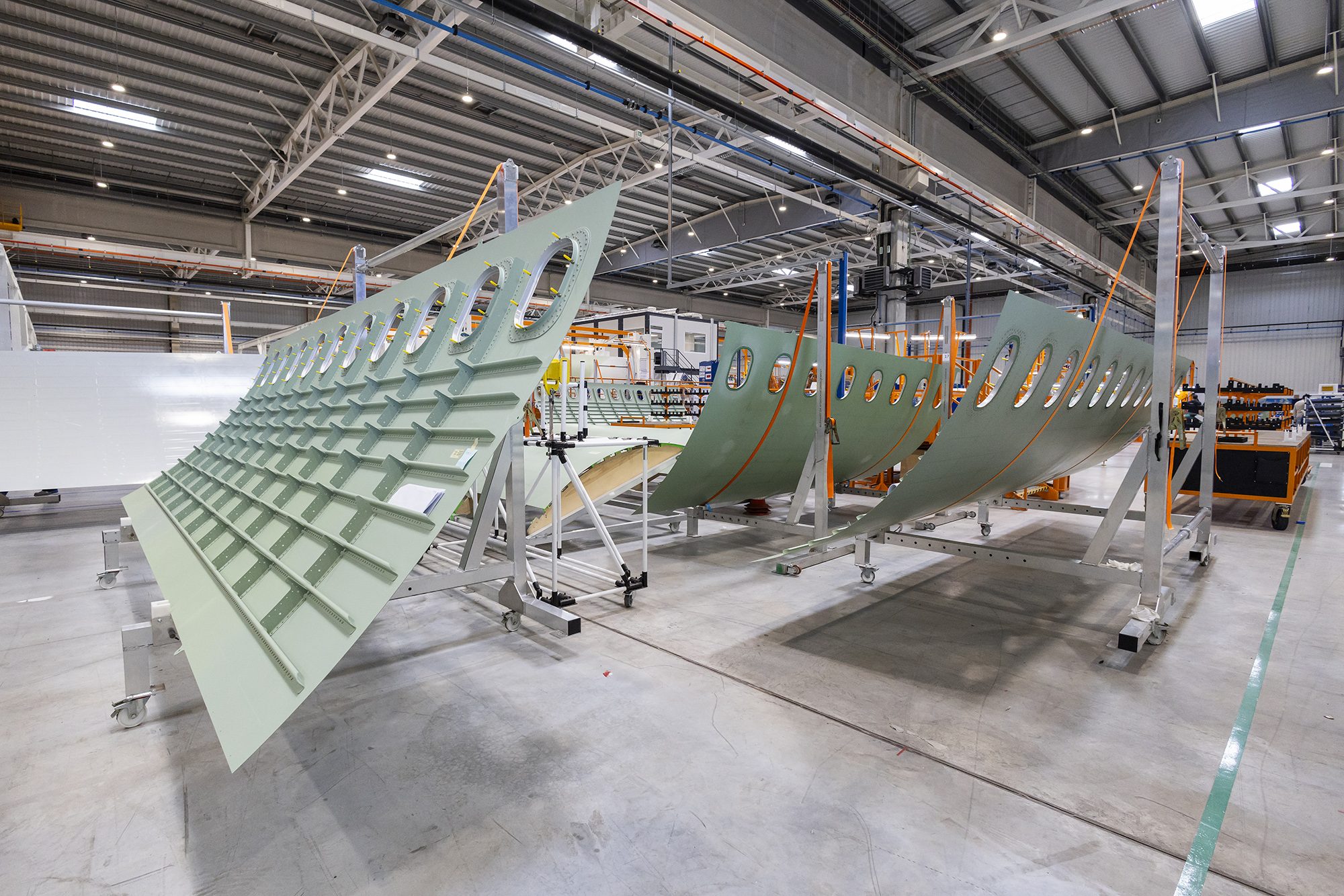 Reportagem na fábrica da Airbus Atlantic em Santo Tirso - 20MAR24