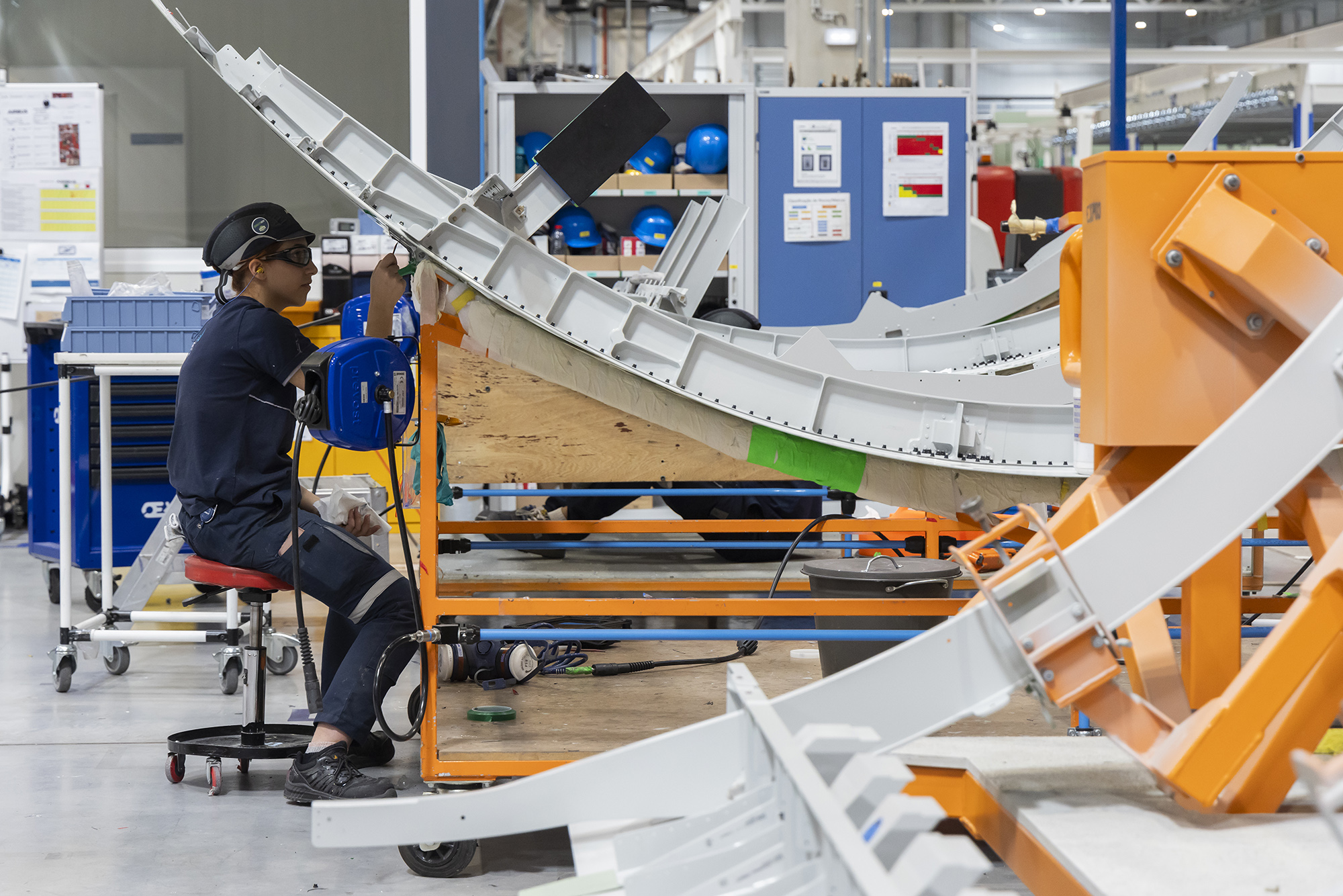 Reportagem na fábrica da Airbus Atlantic em Santo Tirso - 20MAR24