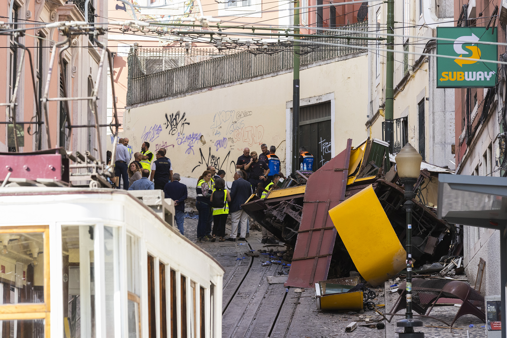 Acidente no Elevador da Glória, em Lisboa - 04SET25