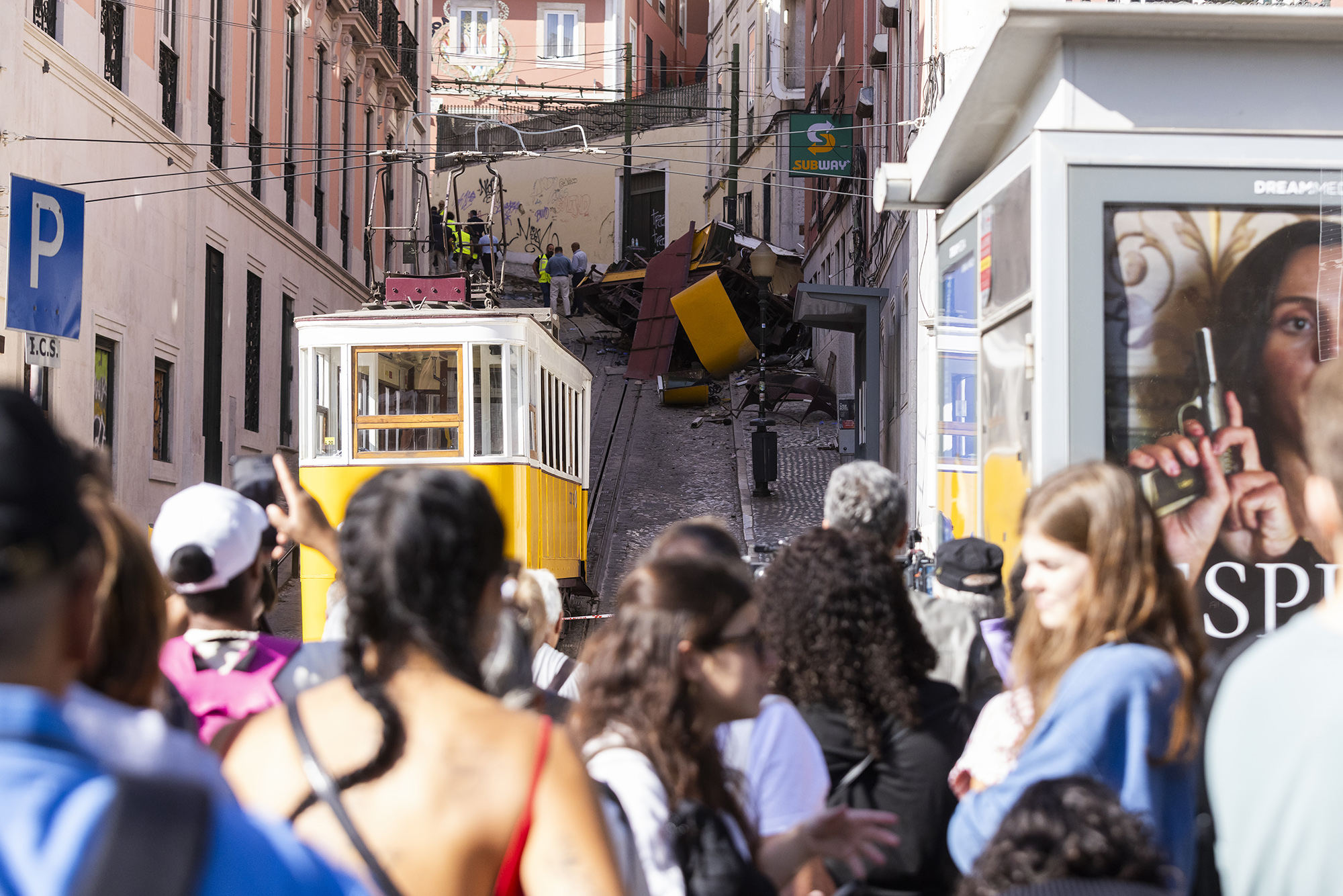 Acidente no Elevador da Glória, em Lisboa - 04SET25
